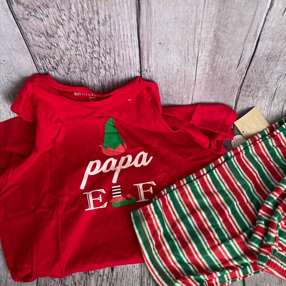 Karen Neuburger papa elf mens pajamas